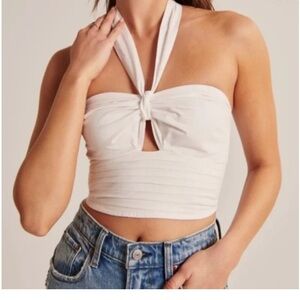 A&F Knot Front Halter Tank